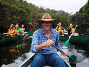 Canoeing at Margaret River, Western Australia. Photo by Tourism Western Australia