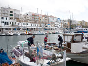 Fishermen in Ciutadella, Menorca. Photo by Nick Haslam