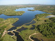 Aerial view of Es Grau. Photo by Beverley Ward