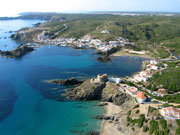 Aerial view of Sa Mesquida. Photo by Beverley Ward