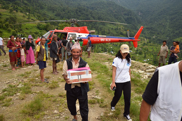 Aid in Nepal