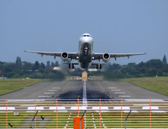 Plane taking off