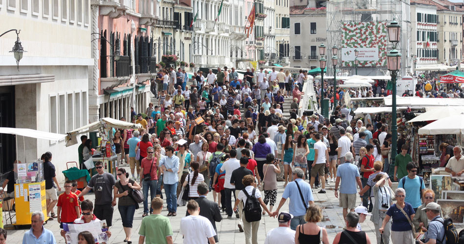 Crowds at Venice