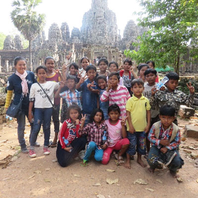 Group and temple
