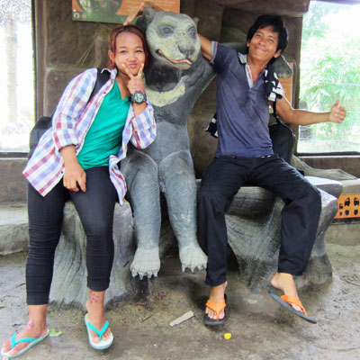 Bear sculpture
