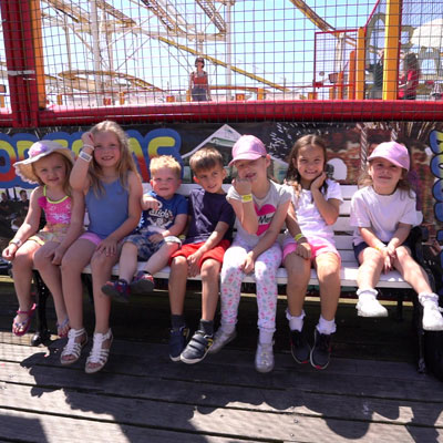 Girls on Brighton pier