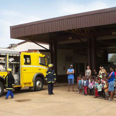 Group watching demonstration