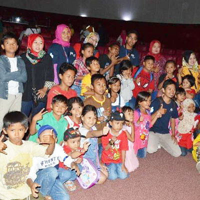 Group at the planetarium