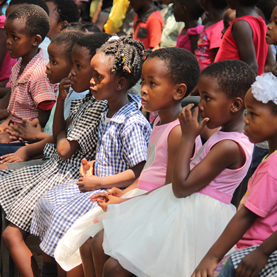 Mesmerised children