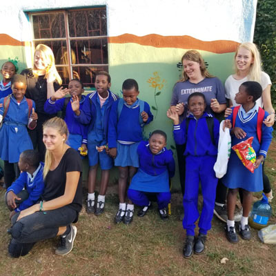 group of children with staff