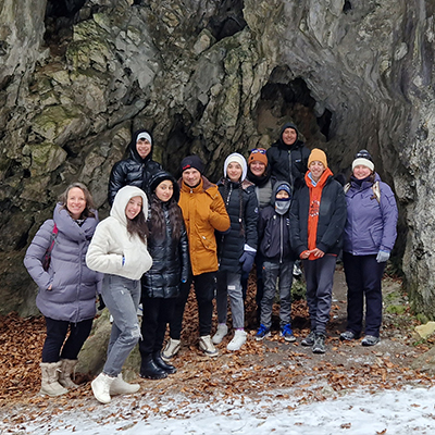 Group shot from trip for a trip
