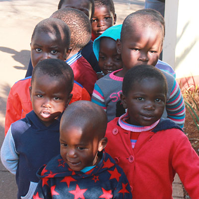 Children's faces