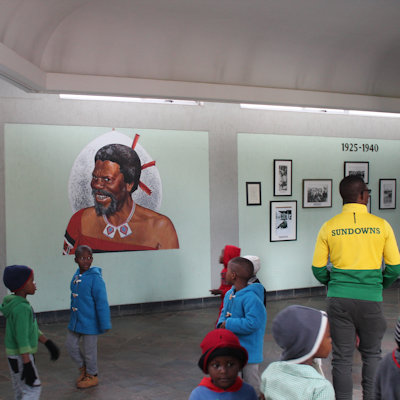 Looking at exhibits