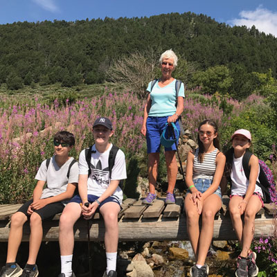 Family amongst the heather