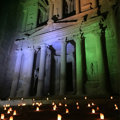 Petra by candlelight