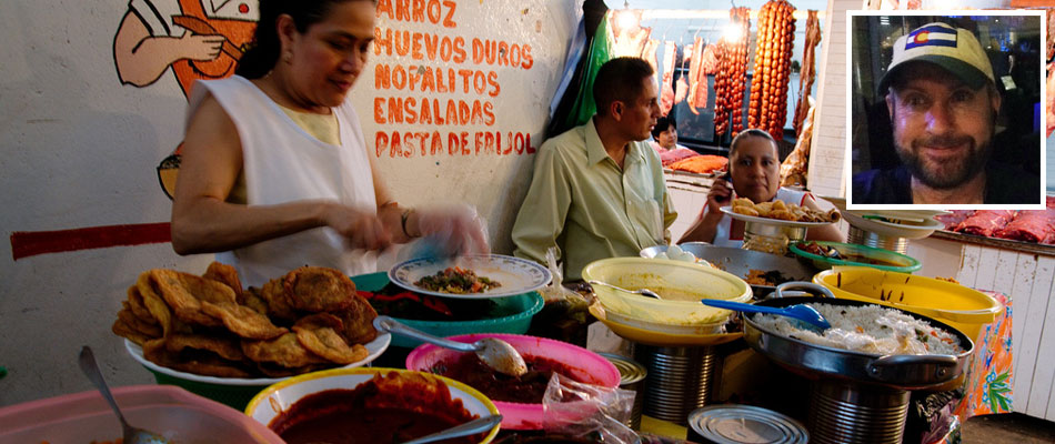 Food market in Oaxaca