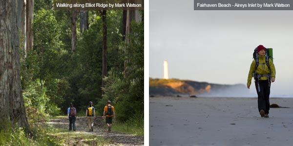 Elliot Ridge and Fairhaven beach, Victoria. Photos from Victoria Tourist Board