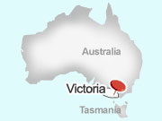 Victoria location map